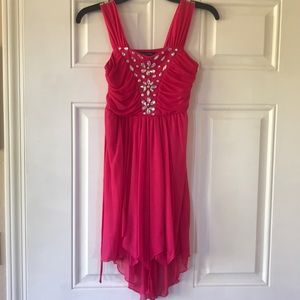 Girls Hot Pink Dress Size 10
